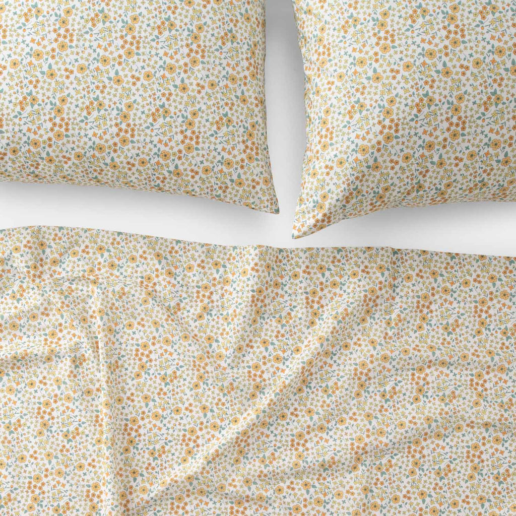 Wallowa Floral Sheet Set