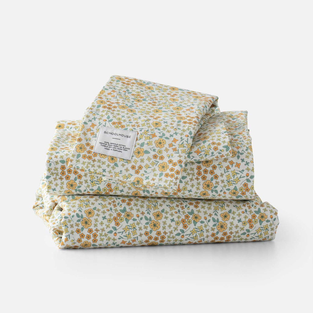 Wallowa Floral Sheet Set